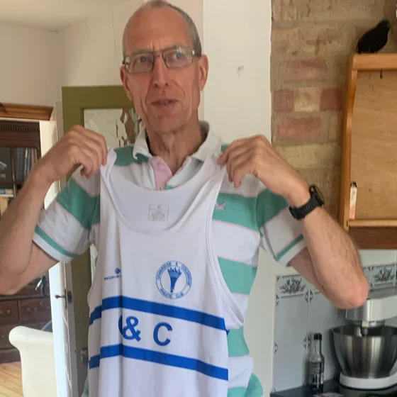 Pete Thompson . Cambridge and Coleridge chairman and top veteran runner.