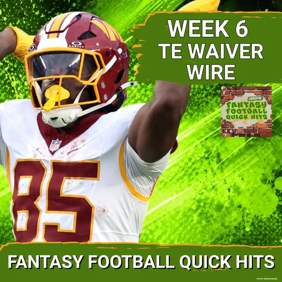 BREAKOUT ALERT: Washington Commanders' Chig Okonkwo SET to DOMINATE Week 6 Fantasy Waiver Wire