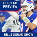 BILLS SQUAD SHOW: Joe Brady expects MORE from offense; Trap Game Potential?; Bills/Chargers Preview