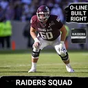 RAIDERS SQUAD SHOW: Las Vegas Raiders O-LINE Rebuild Complete | Trey ZUHN is a DAY 1 STARTER