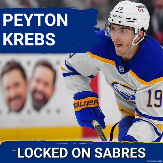 Peyton Krebs' future is CLOUDED with the Buffalo Sabres as he files for arbitration