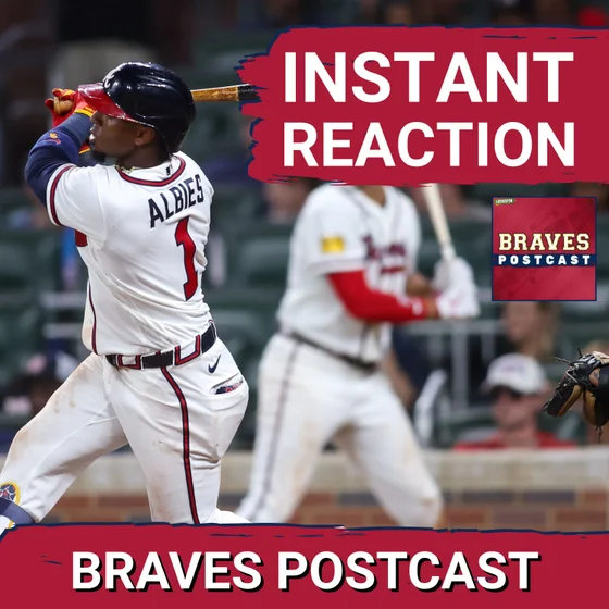 BRAVES POSTCAST: Ozzie Albies has clutch hit in series opening win vs Nationals LIVE REACTION