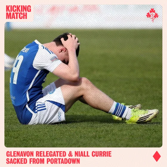 Glenavon Relegated + Niall Currie sacked by Portadown