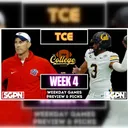 College Football Week 4 Weekday Games Preview & Picks (Ep. 3173)