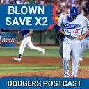 DODGERS POSTCAST: Skid snapped at 7 in spite of DIAZ BLOWING the save again!!!