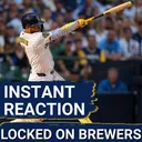 BREWERS POSTCAST: Brewers Clinch Series WIN | Big 6th Inning Downs Marlins