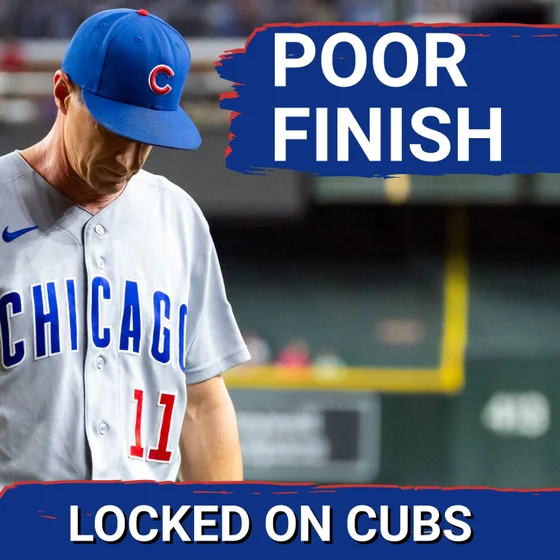 POOR finish to the season for Chicago Cubs