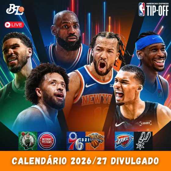 Podcast #321 - Principais confrontos da temporada 2026/27 da NBA + Lakers vendido de novo