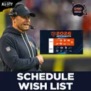 SCHEDULE WISH LIST: Dream Scenarios for the Chicago Bears Schedule Reveal | CHGO Bears Podcast