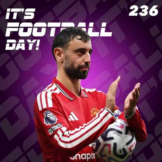 236. ITS FOOTBALL DAY - Leaking roof and goals at Old Trafford