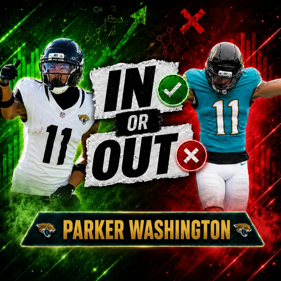 Parker Washington 2026 Fantasy Outlook: IN or OUT on the Jaguars WR?