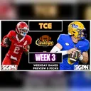 College Football Week 3 Weekday Games Preview & Picks (Ep. 3169)
