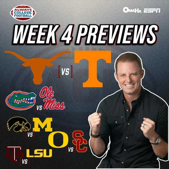 Week 4 Previews: SIX ranked vs ranked matchups! | Always College Football