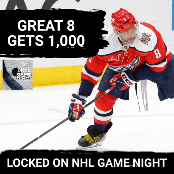 GAME NIGHT: OVI Gets 1,000, Forsberg's BIG Night, Ducks DULL Sabres, Vegas OUT DUELS Dallas