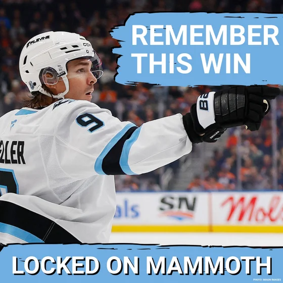 MILESTONE: Utah Mammoth and Logan Cooley SECURE First-Ever Win Over Oilers in Edmonton