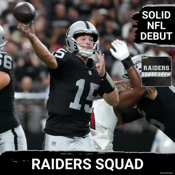 RAIDERS SQUAD SHOW: Fernando MENDOZA delivers SOLID NFL DEBUT | RAIDERS vs CARDINALS recap