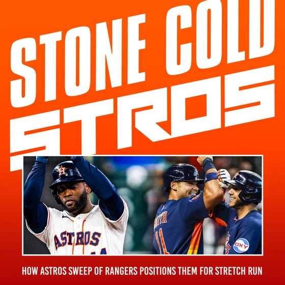 How Astros sweep over Rangers positions them for stretch run