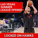 Hawks blast Spurs in Las Vegas Summer League opener