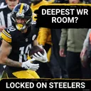 Steelers' DK Metcalf, Michael Pittman Jr, Germie Bernard, Roman Wilson Make Best WR Depth Since 2010