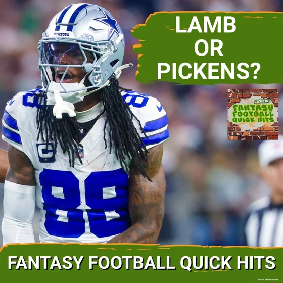 Dallas Cowboys George Pickens vs CeeDee Lamb Fantasy Football Outlook