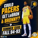 Could the Pacers Get LeBron James & Bronny? + Pacers Fall to Raptors in Summer League Recap