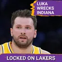 Luka Scores 44 Points in 3 Quarters, Lakers Cruise Over Pacers, 128-117