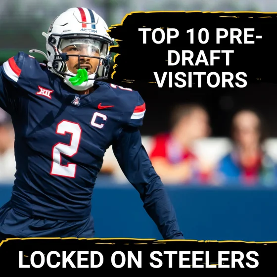 Steelers' Top 10 Pre-Draft Visit Prospects | Trade Up Plan for Makai Lemon or Olaivavega Ioane?