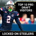 Steelers' Top 10 Pre-Draft Visit Prospects | Trade Up Plan for Makai Lemon or Olaivavega Ioane?