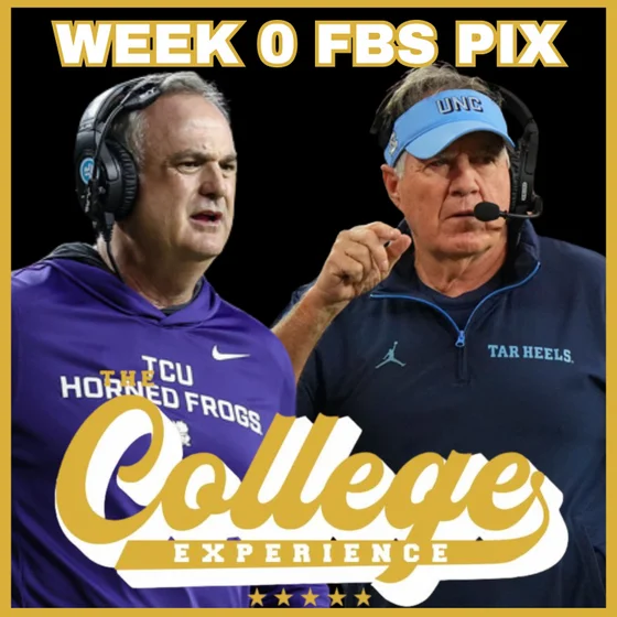 College Football Picks For Every Week Zero Game | FBS ONLY TCE Trims (Ep. 3154)