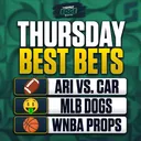 Thursday's BEST BETS: NFL Picks + MLB Bets + WNBA
