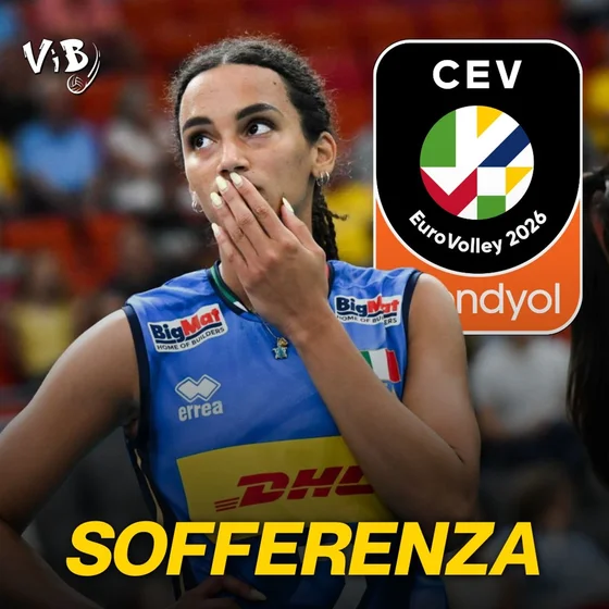SI SOFFRE...ma Γ¨ SEMIFINALE (Italia 3-1 Svezia/Eurovolley Women 2026)