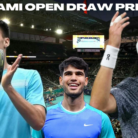 ATP Miami Open Draw Preview: Fonseca vs Marozsan R1 | Winner plays Alcaraz | No Djokovic | Sinner-Mensik on R4 collision course