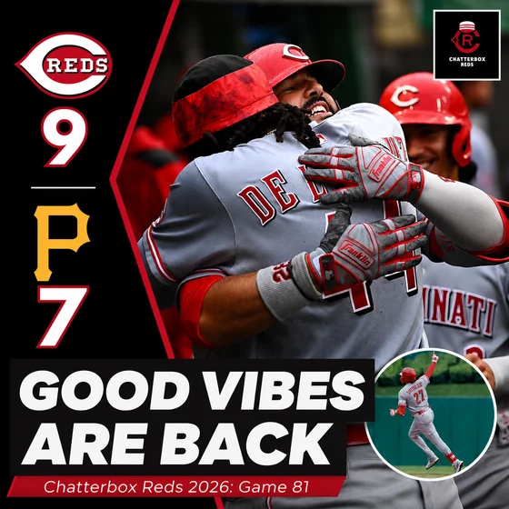 Game 81 - Reds 9, Pirates 7 (Late Geno HR Lifts Reds to Series Win over Pirates!)