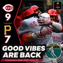 Game 81 - Reds 9, Pirates 7 (Late Geno HR Lifts Reds to Series Win over Pirates!)