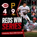 Game 82 - Pirates 9, Reds 4 (Reds Settle For Series Win vs Pirates)