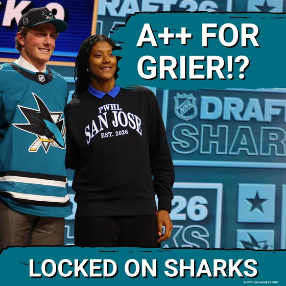A+ PLUS: San Jose Sharks DOMINATE NHL Draft Grades with Stenberg, Verhoeff, & Lin Selections