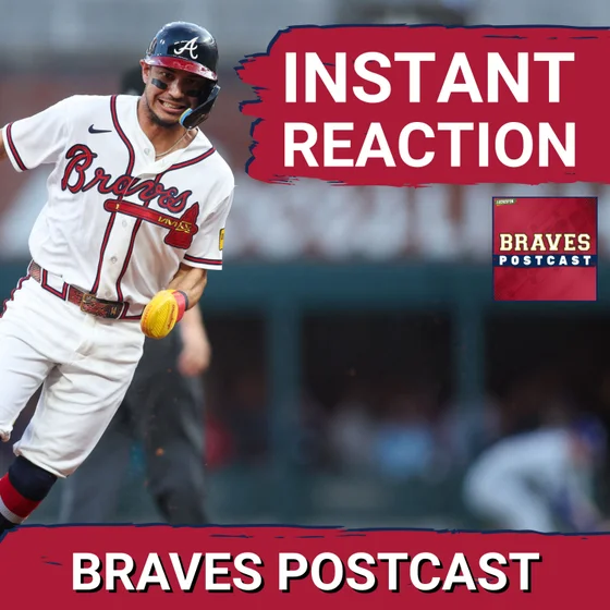 BRAVES POSTCAST: Atlanta Braves come out ON TOP of battle with Los Angeles Dodgers LIVE REACTION