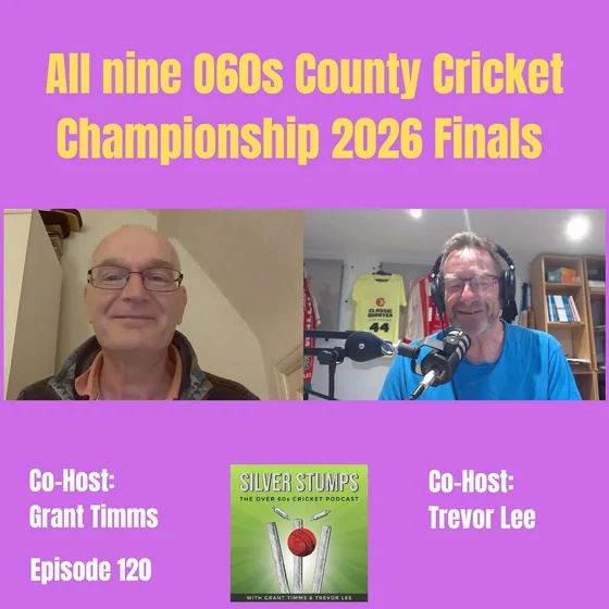 All nine O60s County Cricket Championship 2026 Finals