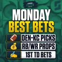 Monday's BEST BETS: Monday Night Football Bets + MLB Picks