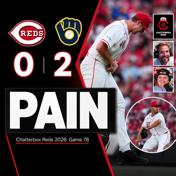 Game 78 - Brewers 2, Reds 0 (Reds Only Get 2 Hits AGAIN!!!)