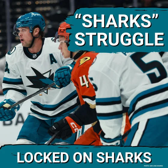 MISMATCH: San Jose Sharks' AHL-Heavy Lineup FALLS as Leo Carlsson, Beckett Sennecke Lead Ducks