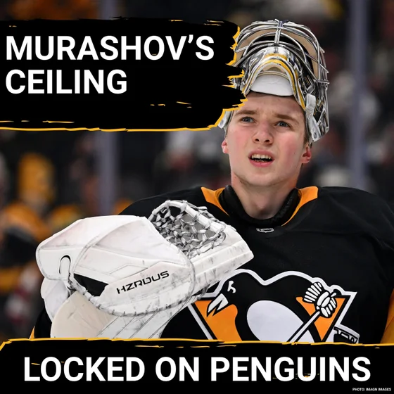 What is the ceiling for Penguins' rookie goaltender Sergei Murashov?