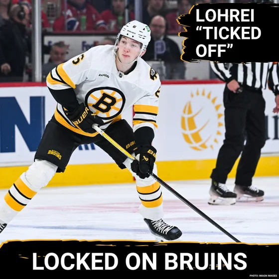 Bruins’ Mason Lohrei "Ticked Off" and Motivated After Playoff Scratch
