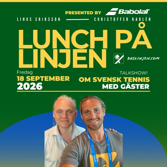 Lunch på Linjen, 18 september 2026! Med Eric Johansson