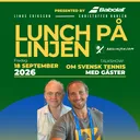 Lunch på Linjen, 18 september 2026! Med Eric Johansson