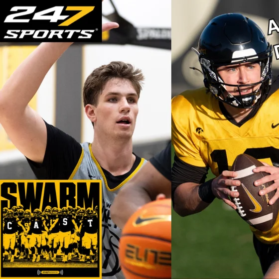 Iowa Football Passing Over/Unders, Standouts from Basketball Practice on Swarmcast
