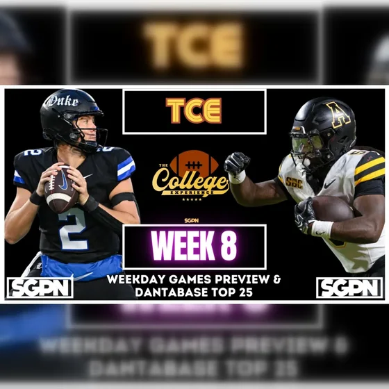 Dantabase College Football Week 8 Weekday Games Preview & Top 25 (Ep. 3190)