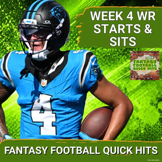 SMASH PLAY: Tetairoa McMillan Headlines Top WR STARTS for Week 4 in Fantasy Football