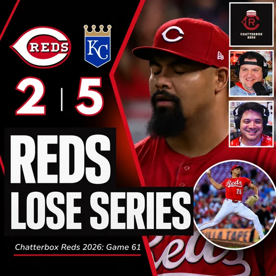 Game 61 - Royals 5, Reds 2 (Reds Lose Series as Tony Santillan Struggles Continue)