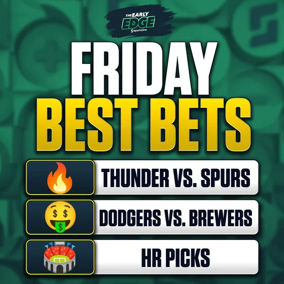 Friday's BEST BETS: Thunder vs. Spurs Gm 3 Picks + MLB + Soccer